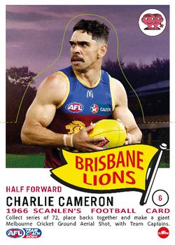 2024 AFL TeamCoach - Scanlens Die Cut #6 Charlie Cameron Front
